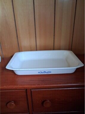 Corning Ware Blue Cornflower P-76 Roaster Baking Dish X-Large Lasagna Vintage